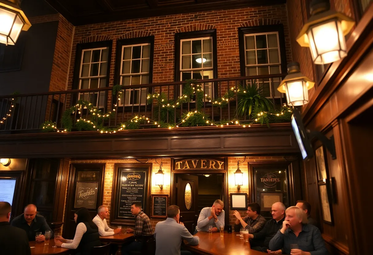 Exterior view of A Man Full of Trouble Tavern in Philadelphia