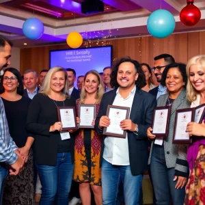 Local business award ceremony celebrating entrepreneurship in Western Pennsylvania.
