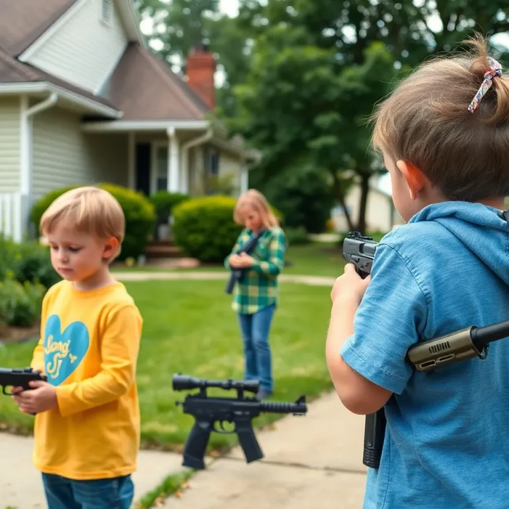 Child safety measures in relation to firearms.