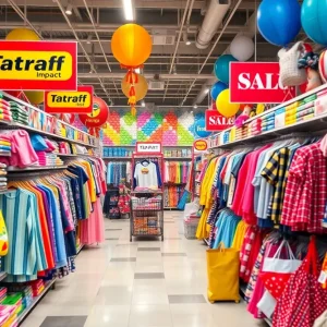 Interior of a Five Below store showcasing various products