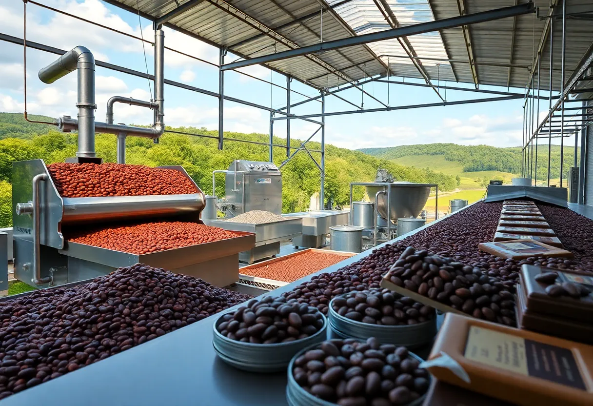 Hershey's new chocolate processing facility