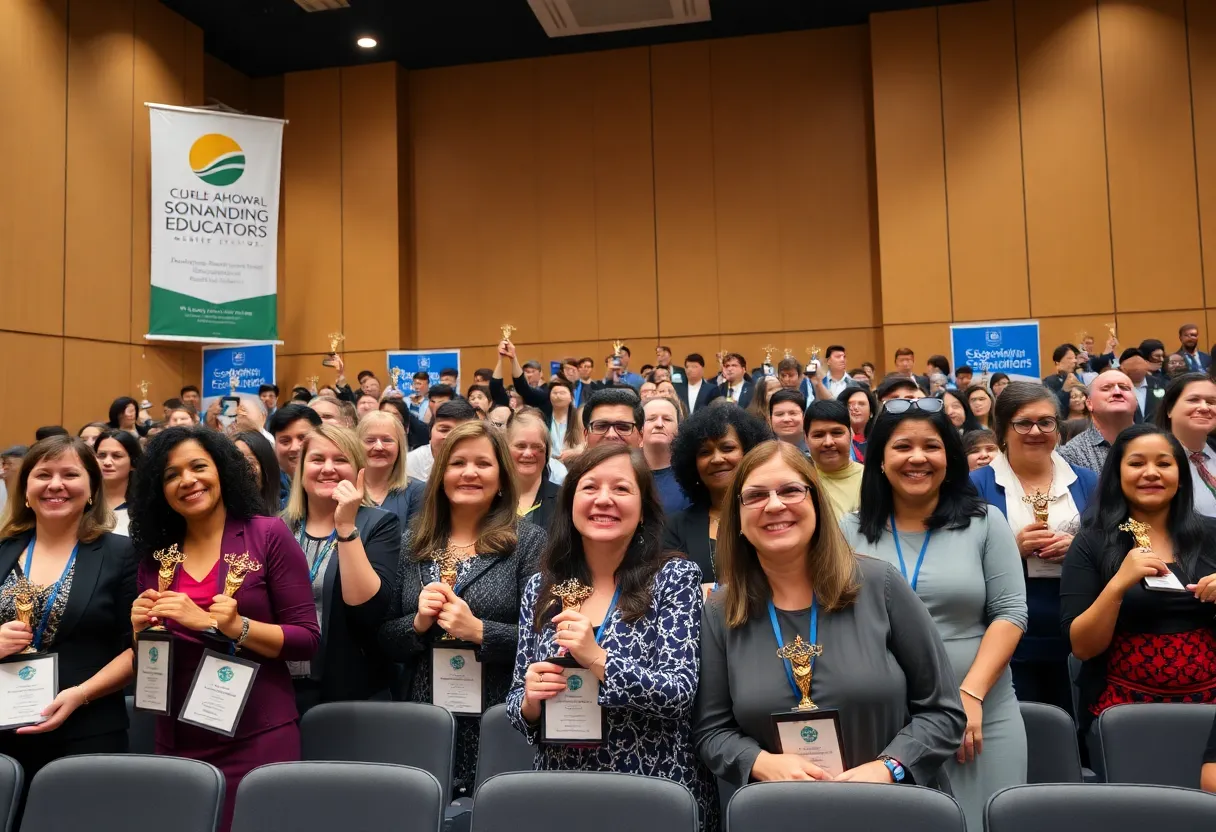 Celebration of educational leadership at the Lindback Awards