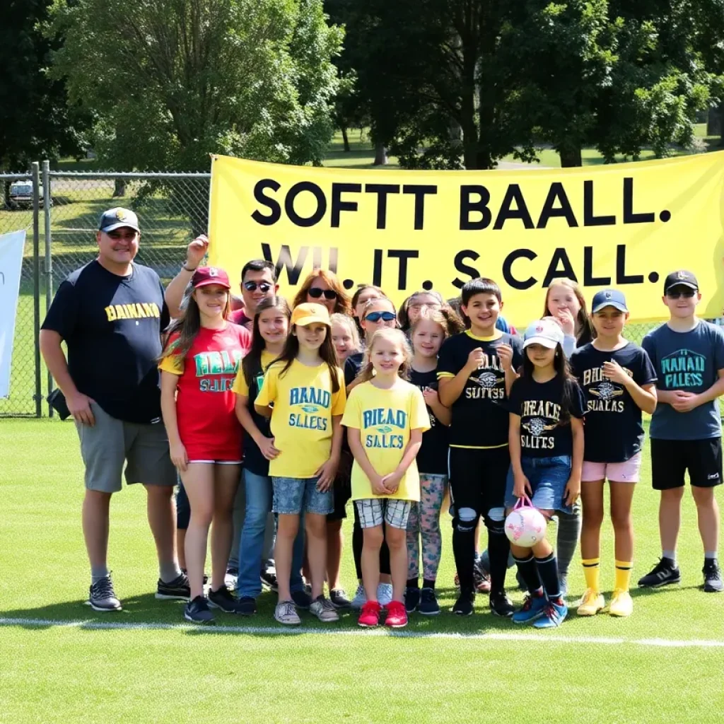 Community supporting Northeast High School softball field project