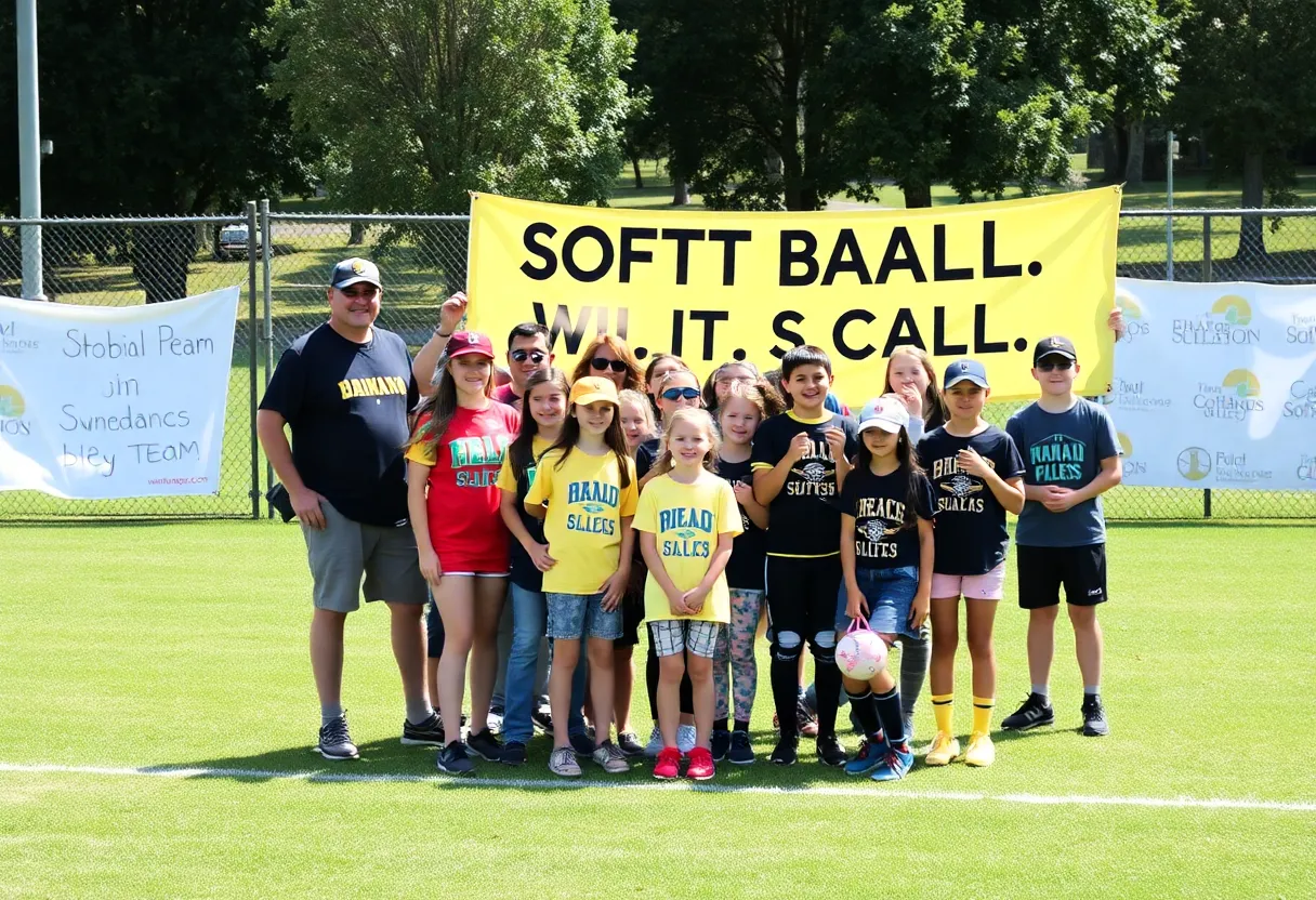 Community supporting Northeast High School softball field project