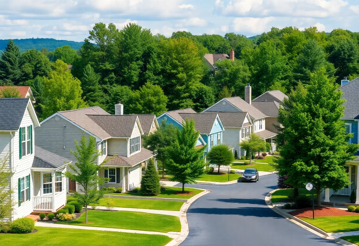 Welcoming neighborhood in Pennsylvania highlighting affordable housing