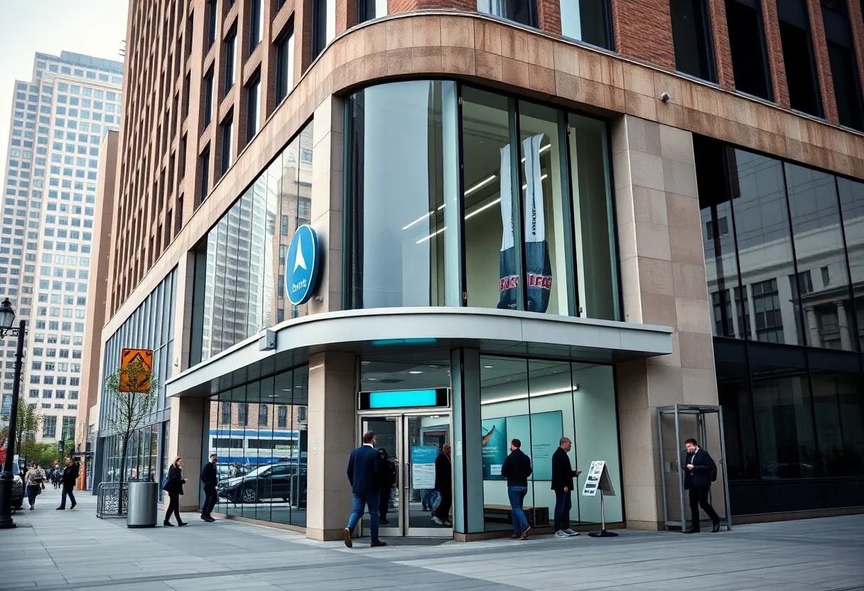A modern bank in Philadelphia with community engagement