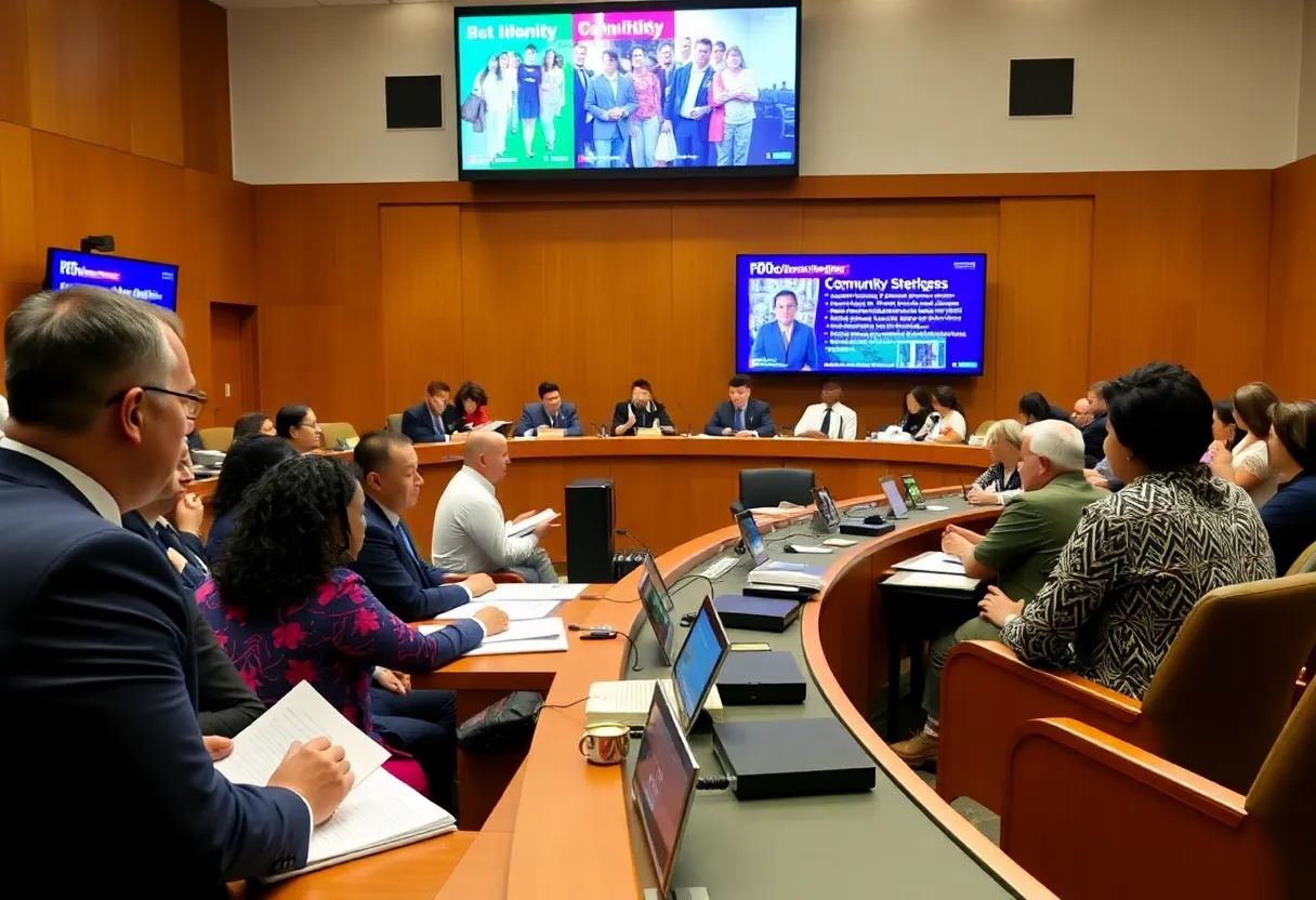 Members of the Philadelphia City Council during a session