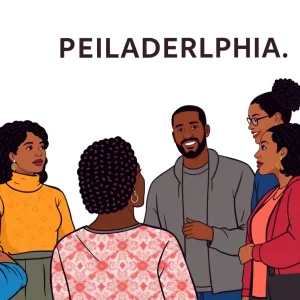 Community members sharing insights on reparations in Philadelphia