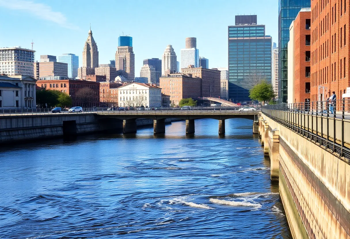 Philadelphia cityscape highlighting water supply infrastructure