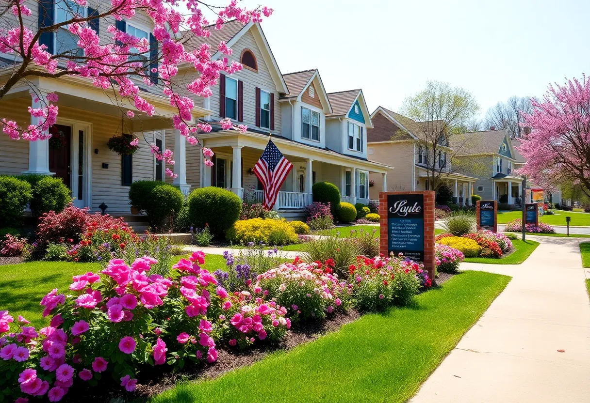 Beautiful homes for sale in Pennsylvania during spring