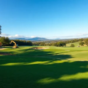 Renovation work at Toftrees Golf Resort