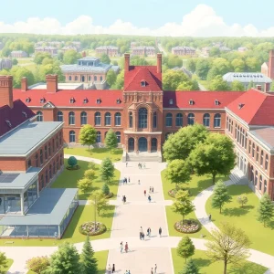 Rendering of the new Physical Sciences Building at University of Pennsylvania