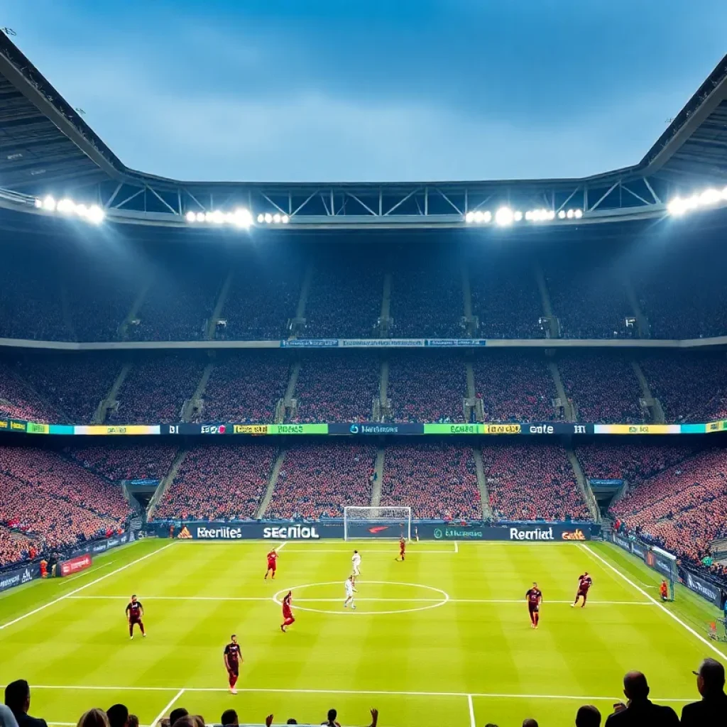 Soccer match between Atlanta United and Philadelphia Union