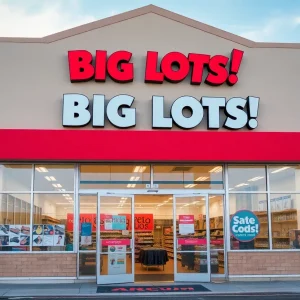 Big Lots! store reopening with welcoming atmosphere