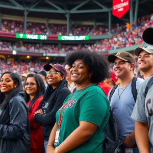 Baseball game at Citizens Bank Park emphasizing community engagement
