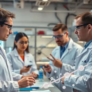 Scientists working on CRISPR gene-editing therapy