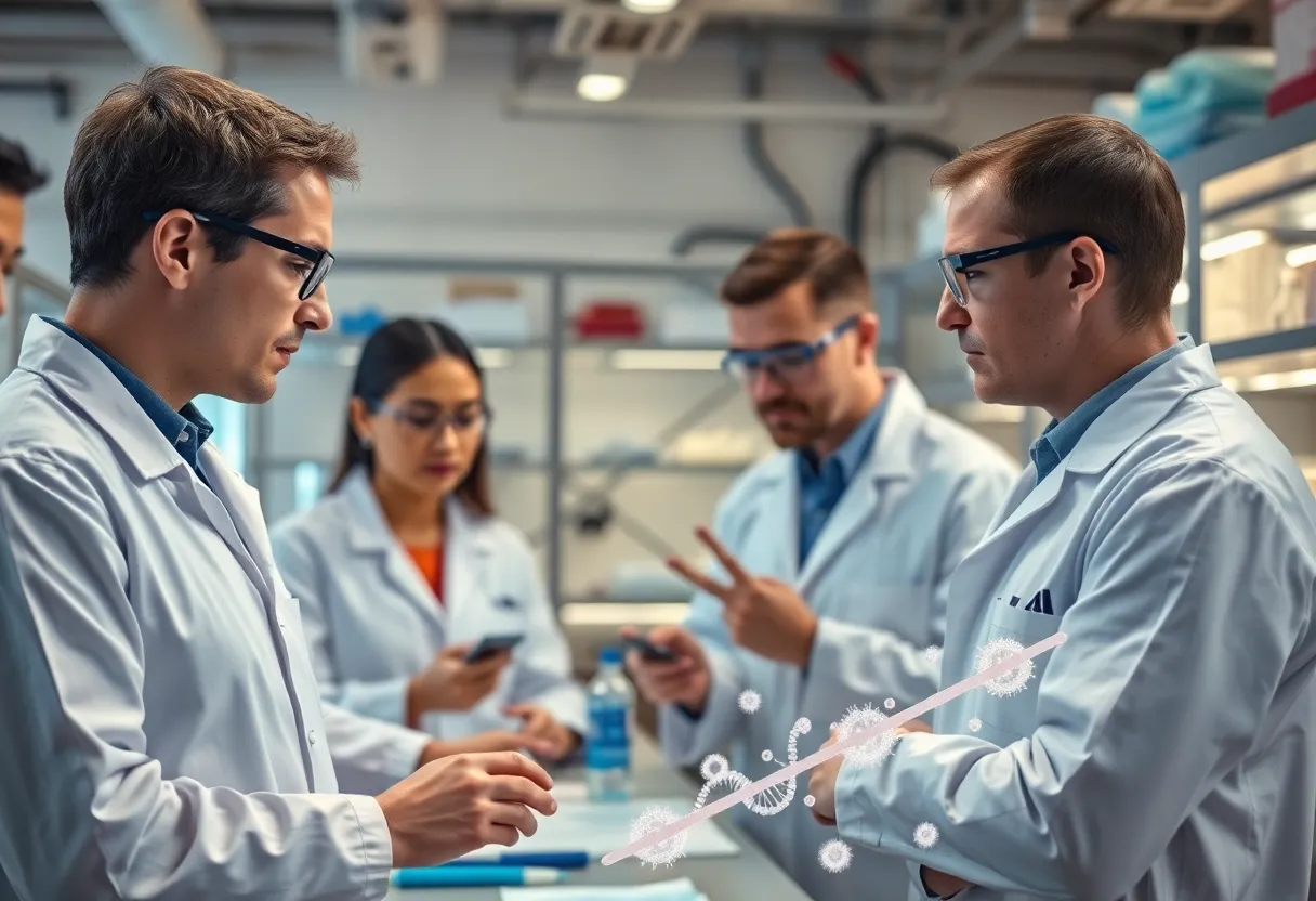 Scientists working on CRISPR gene-editing therapy