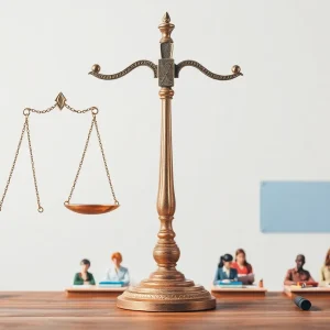 Abstract representation of gender equality in education
