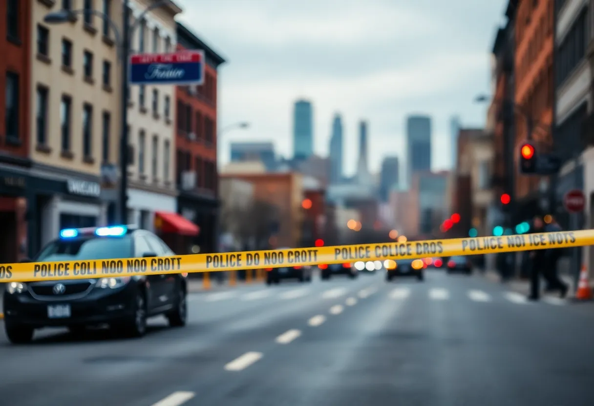 Scene of gun violence aftermath in Philadelphia