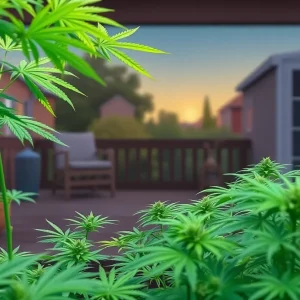 Cannabis plants grown at home in Pennsylvania