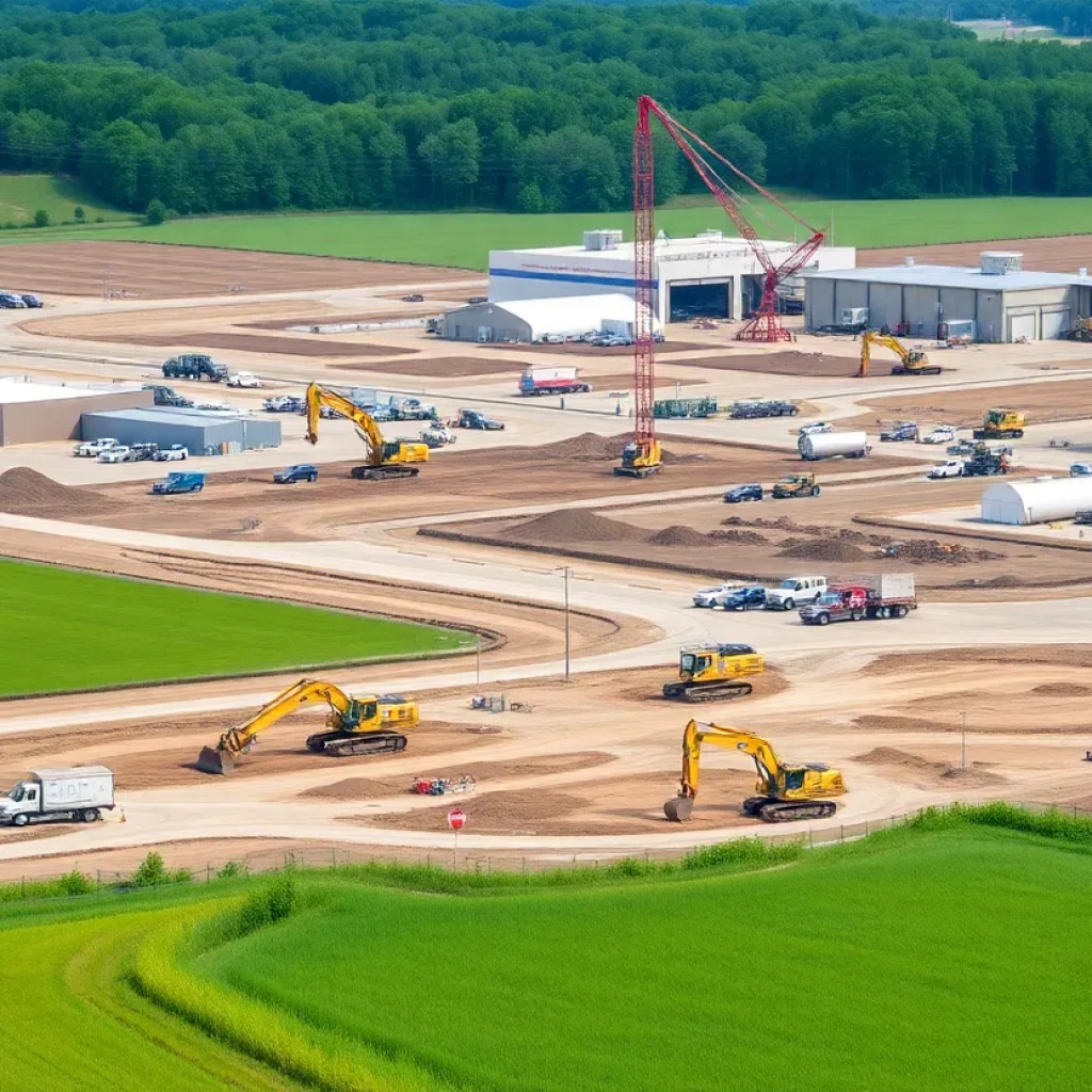 Industrial development site in Pennsylvania