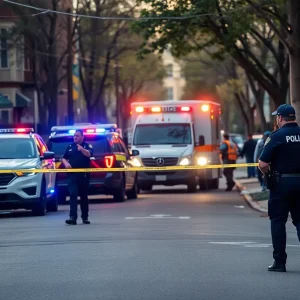 Police investigating a shooting scene in Fairhill section of Philadelphia