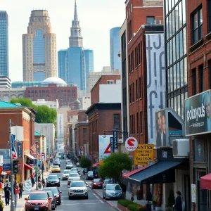 City landscape of Philadelphia representing business growth