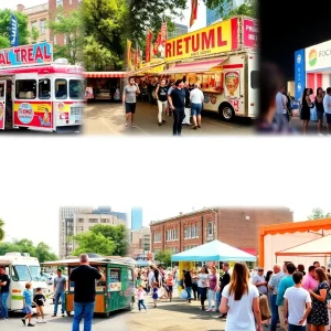 Collage of Philadelphia festivals and events