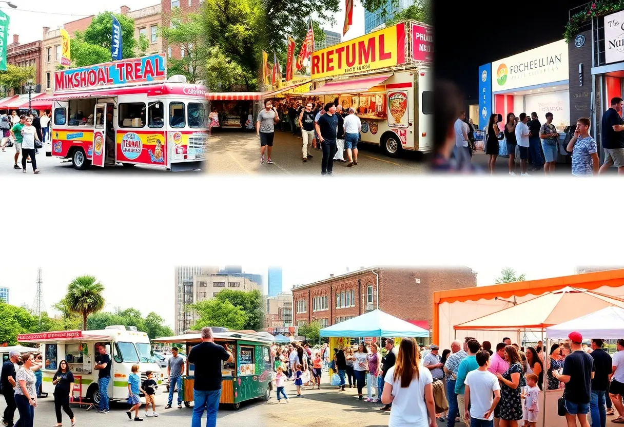 Collage of Philadelphia festivals and events