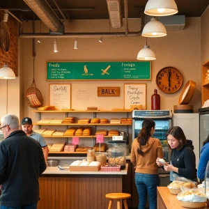 Freshly baked goods at a Philadelphia bakery