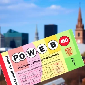 Powerball ticket showcasing Pennsylvania winnings