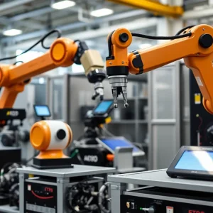 Robotic automation system in a Pennsylvania business setting