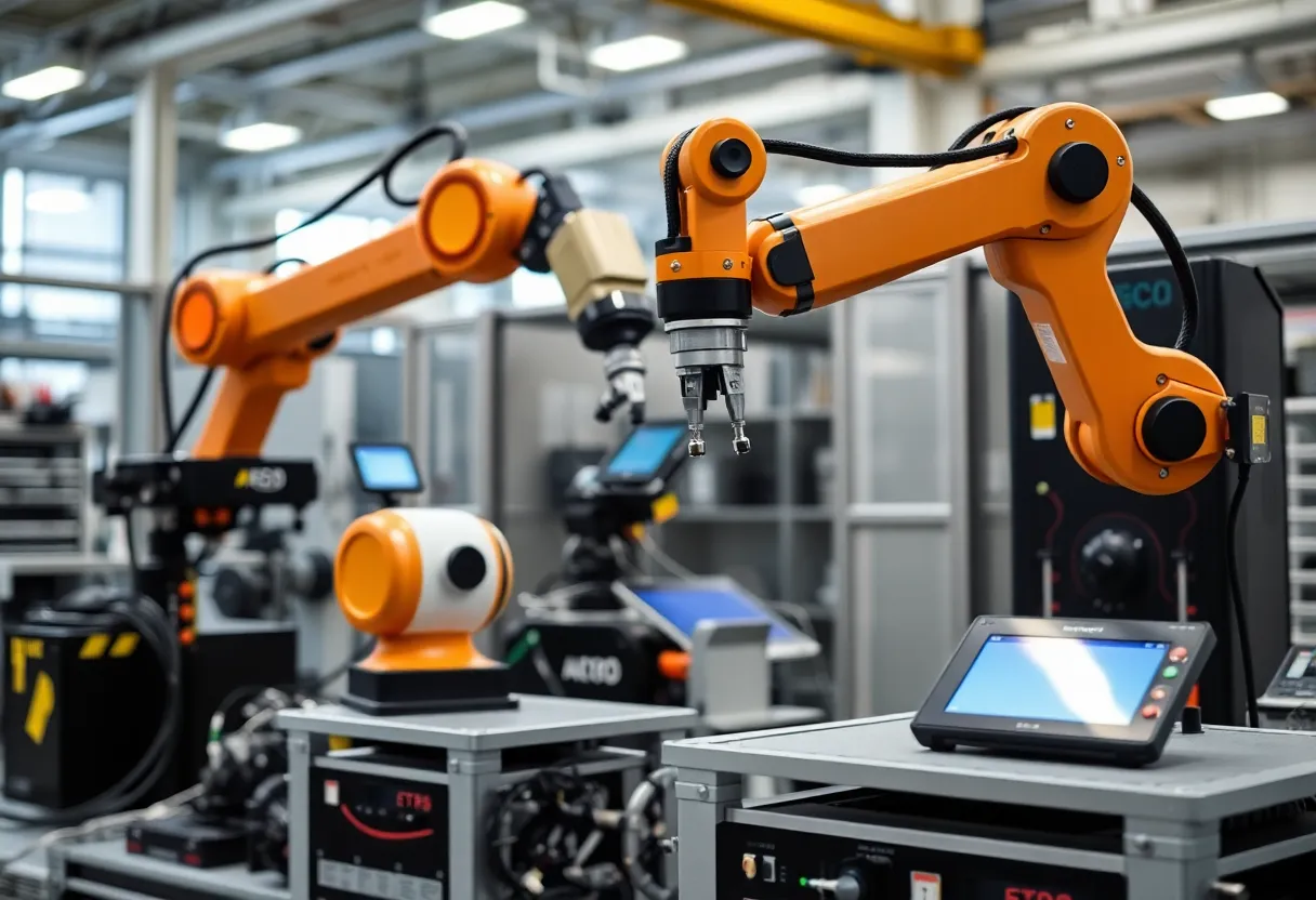 Robotic automation system in a Pennsylvania business setting