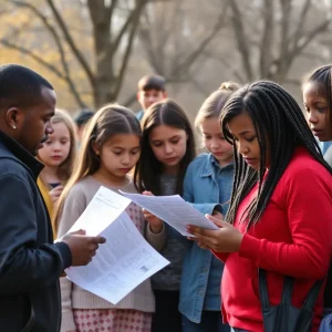 Community searching for missing juveniles