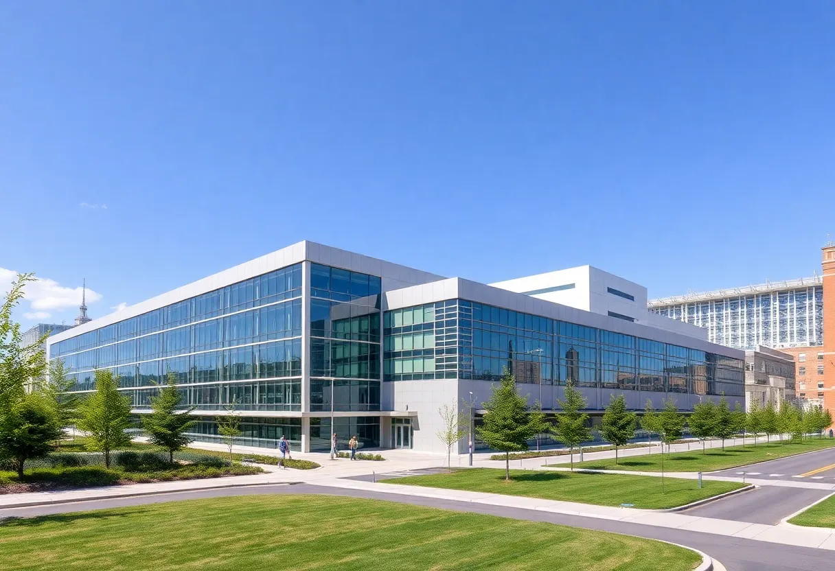 Rendering of the revitalized South Philadelphia Navy Yard