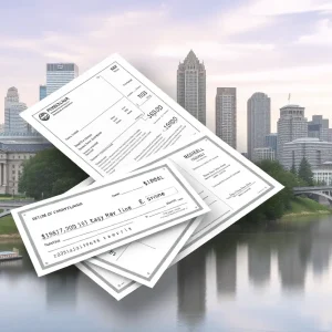 Checks symbolizing unclaimed funds in Pennsylvania