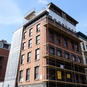 Wanamaker Building under renovation in Philadelphia