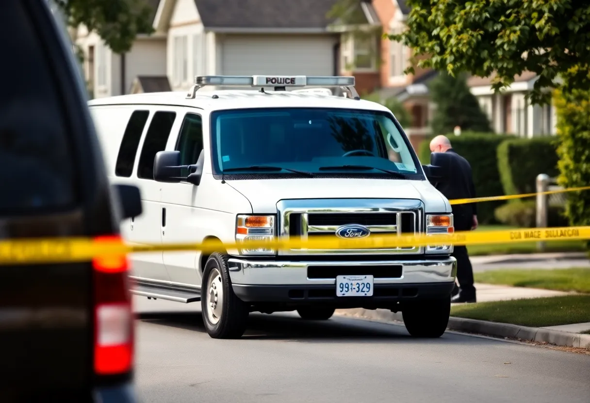 Philadelphia police investigating an armed robbery scene