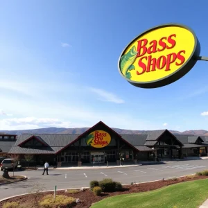 A rendering of the new Bass Pro Shops retail store in Muncy Township, Pennsylvania
