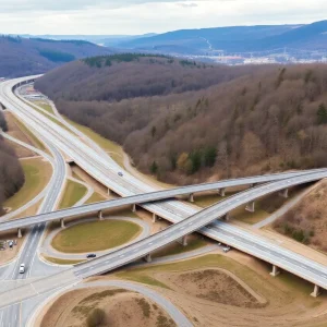 View of Beaver County infrastructure funded by natural gas impact fees
