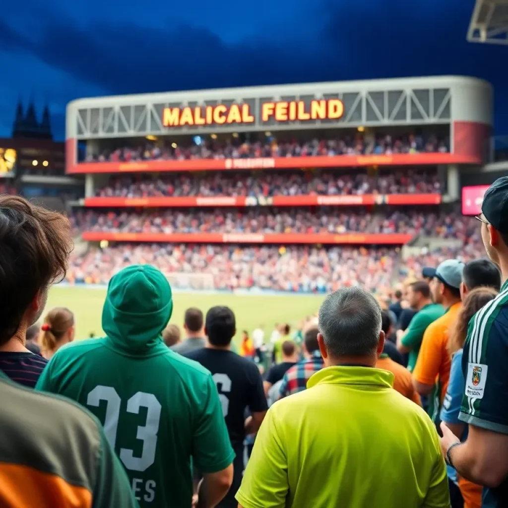 Fans at the FIFA Club World Cup match in Philadelphia