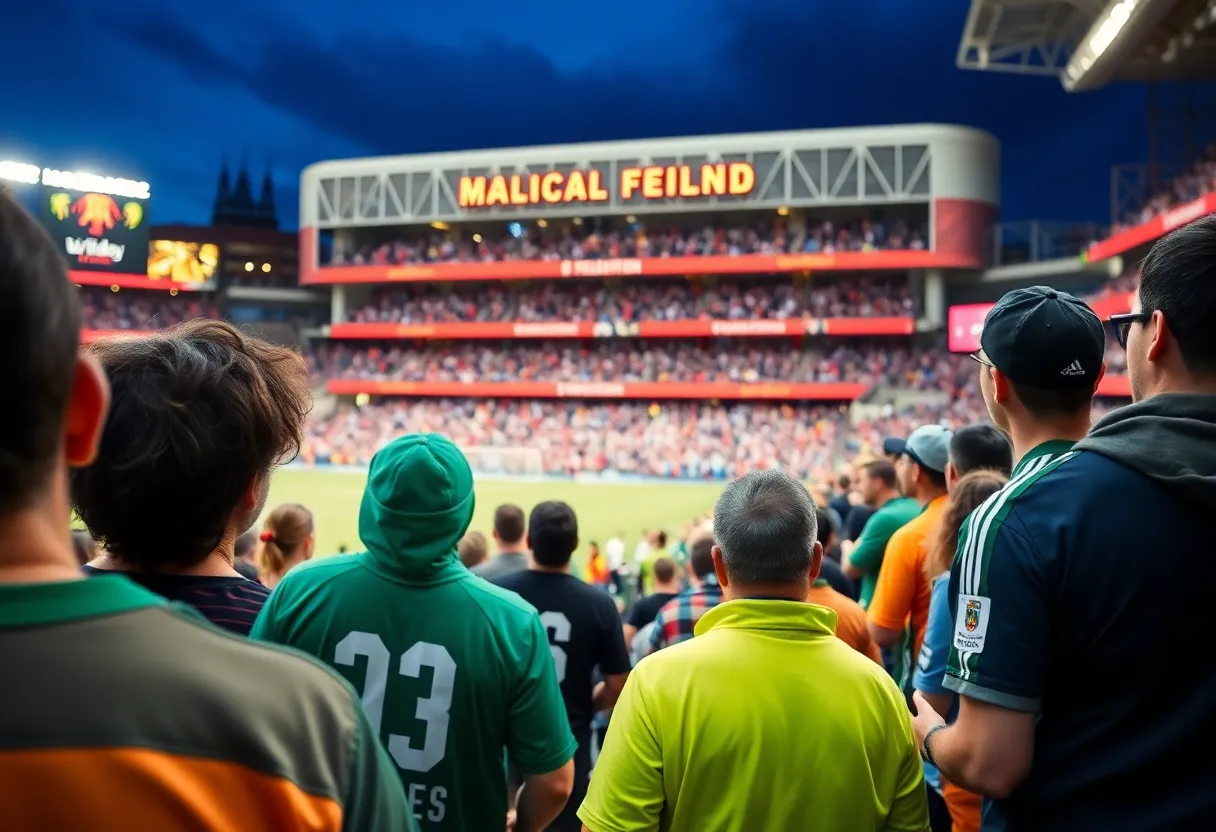 Fans at the FIFA Club World Cup match in Philadelphia