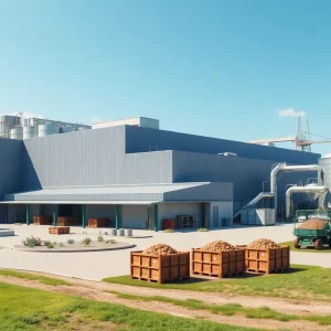 Renewal Processing's food waste sorting facility in Maryland