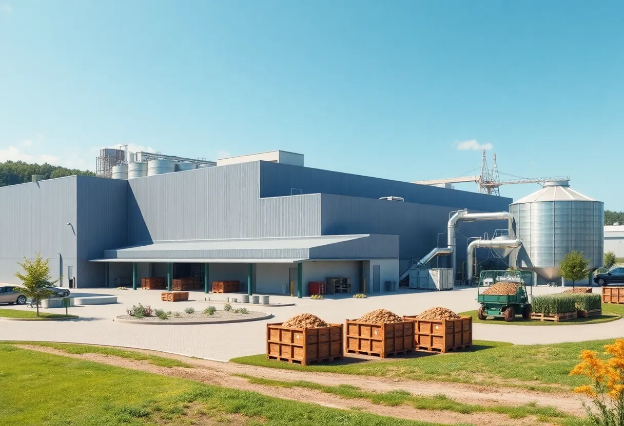 Renewal Processing's food waste sorting facility in Maryland