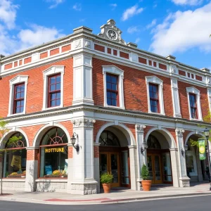 Revitalized historic bank building in Greenville, Pennsylvania