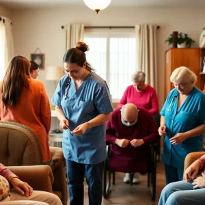 Caregivers providing in-home care to seniors in Pennsylvania