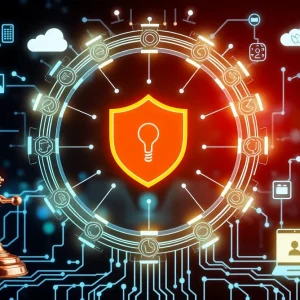 Illustration depicting AI deepfakes regulation and digital safety