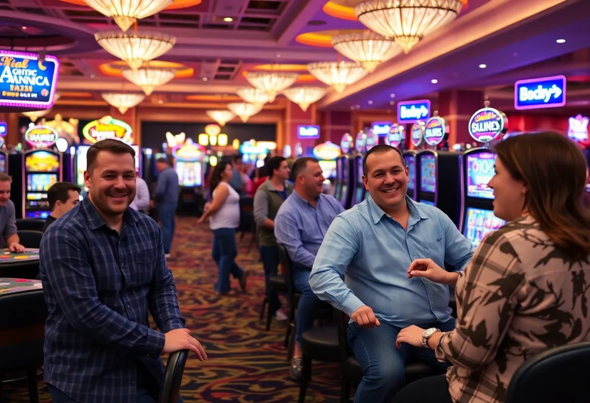 Vibrant gaming scene from Pennsylvania casinos