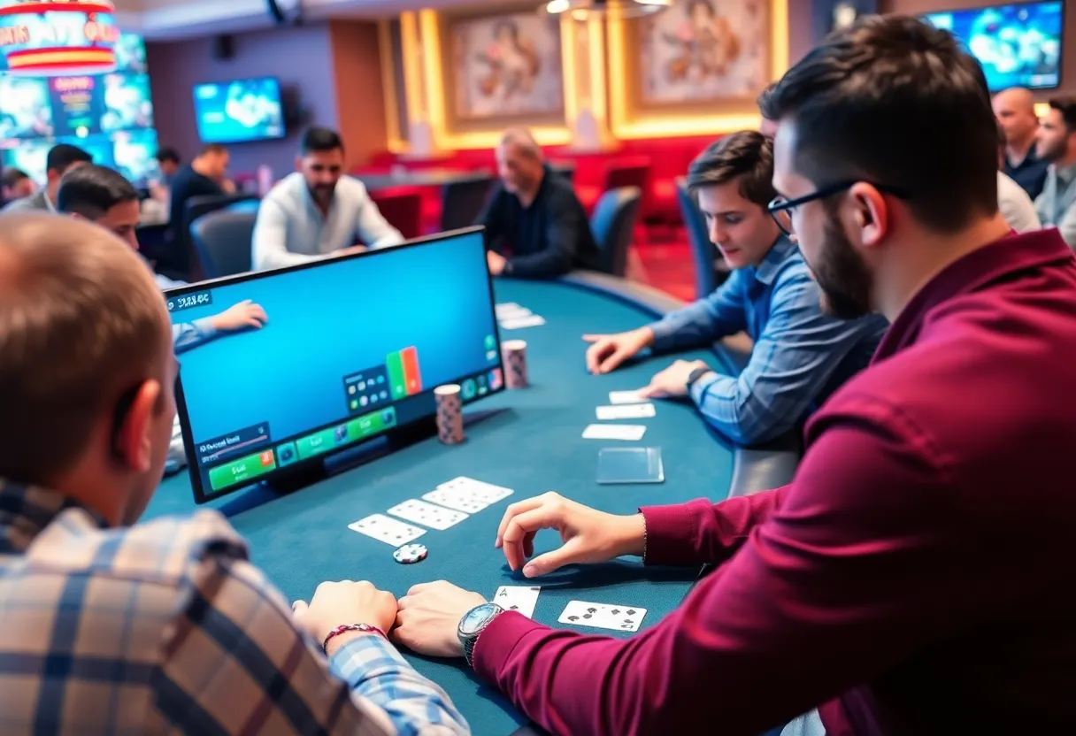 Online poker players competing in a multistate environment