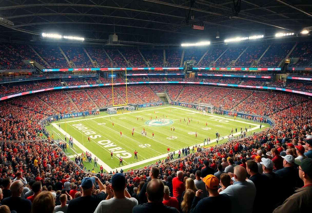 Crowd enjoying a sporting event in Pennsylvania
